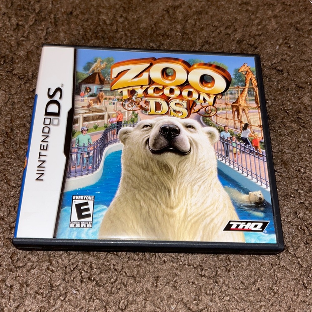 Nintendo DS Zoo Tycoon game
